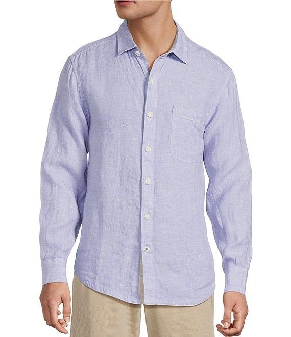 Tommy Bahama Big & Tall Linen Paradise Breezer Long Sleeve Woven Shirt Product Image