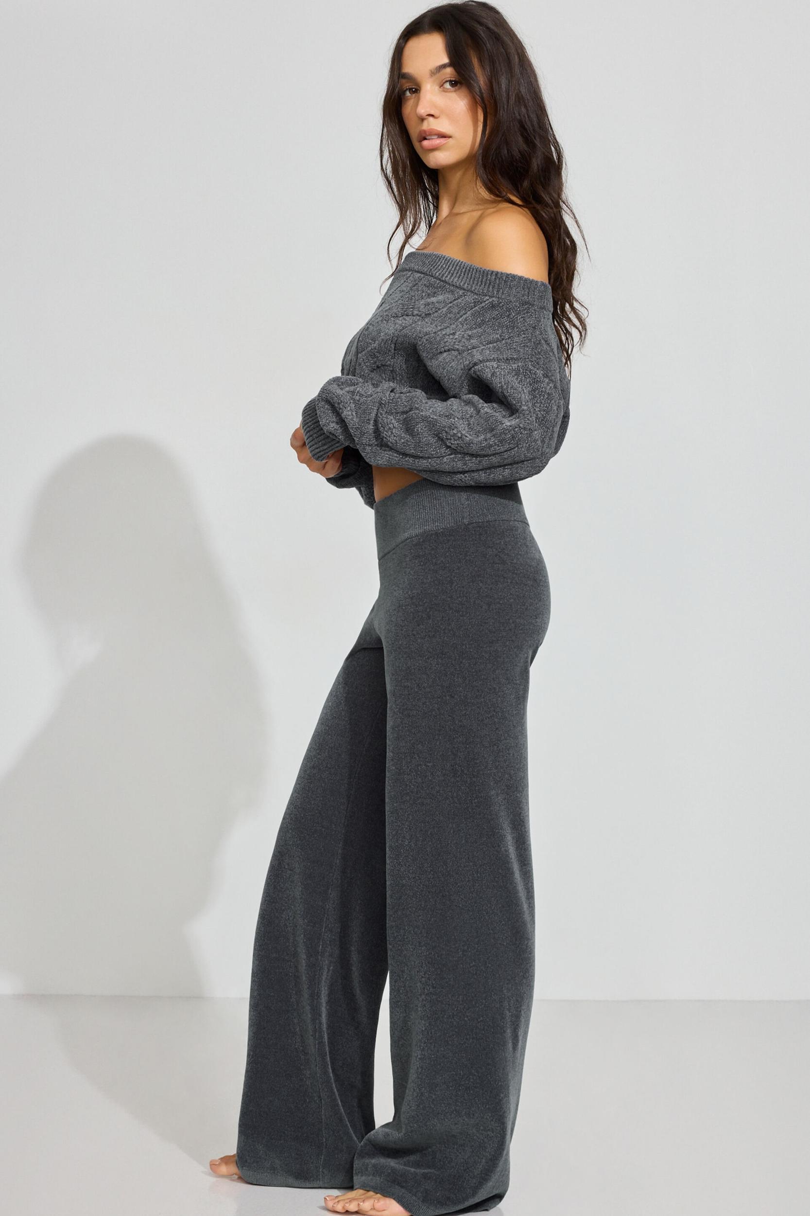 Chenille Low Rise Pants Product Image