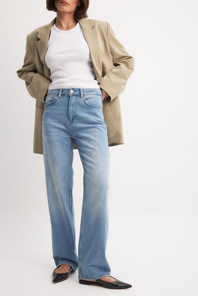 Straight High Waist Jeans Product Image