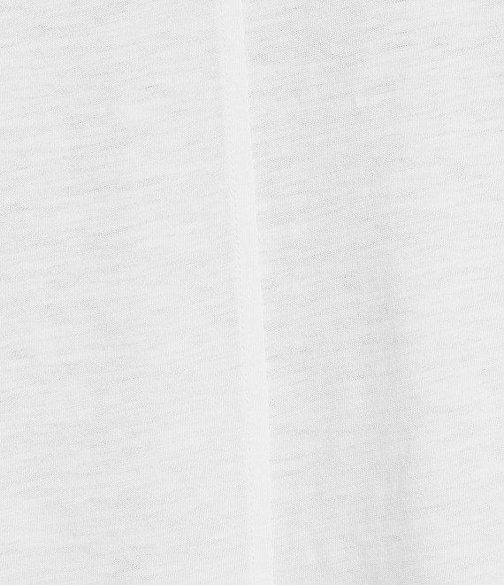 Eileen Fisher Plus Organic Cotton Slubby Jersey Crew Neck Short Sleeve Tee Product Image