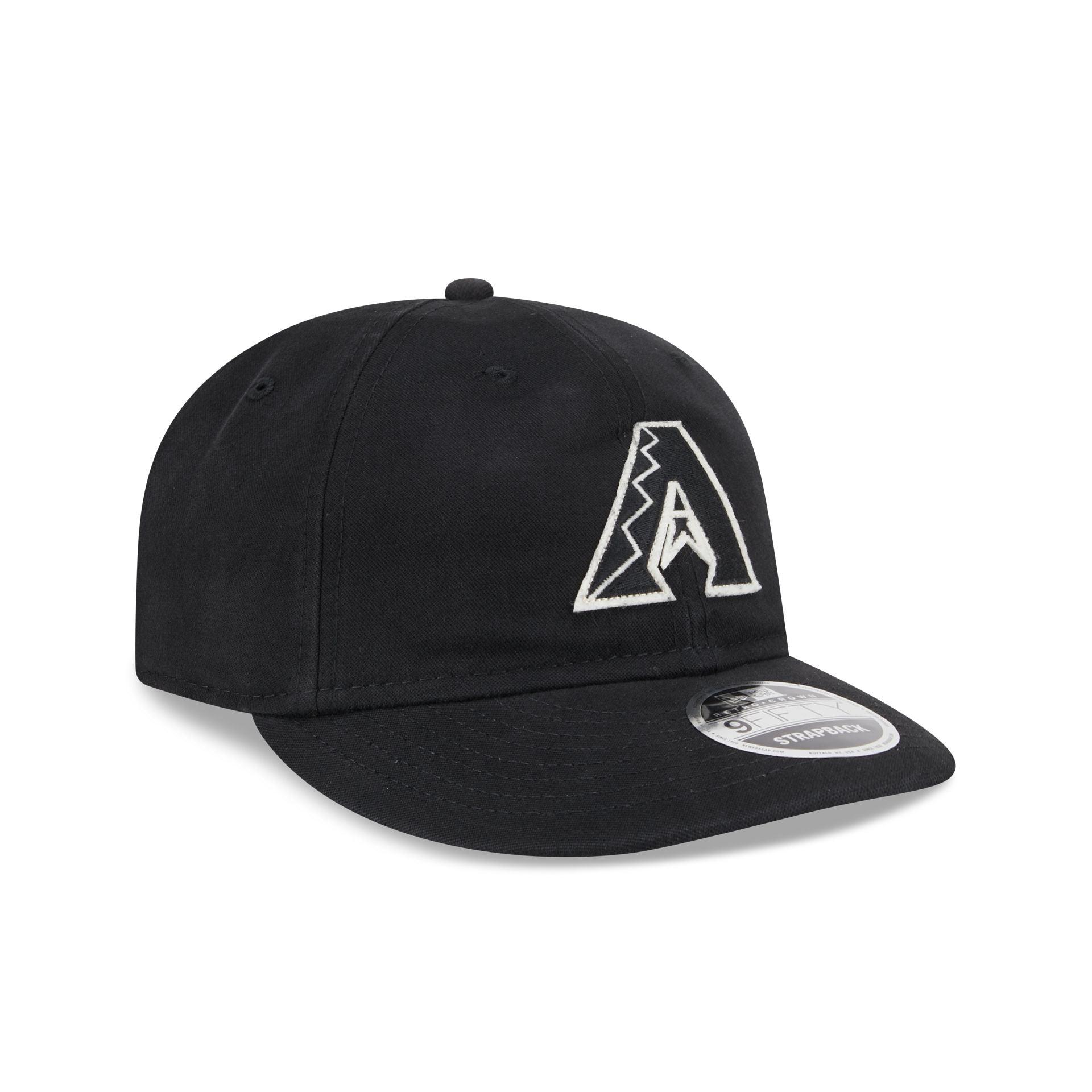 Arizona Diamondbacks Canvas Felt Retro Crown 9FIFTY Strapback Hat Male Product Image