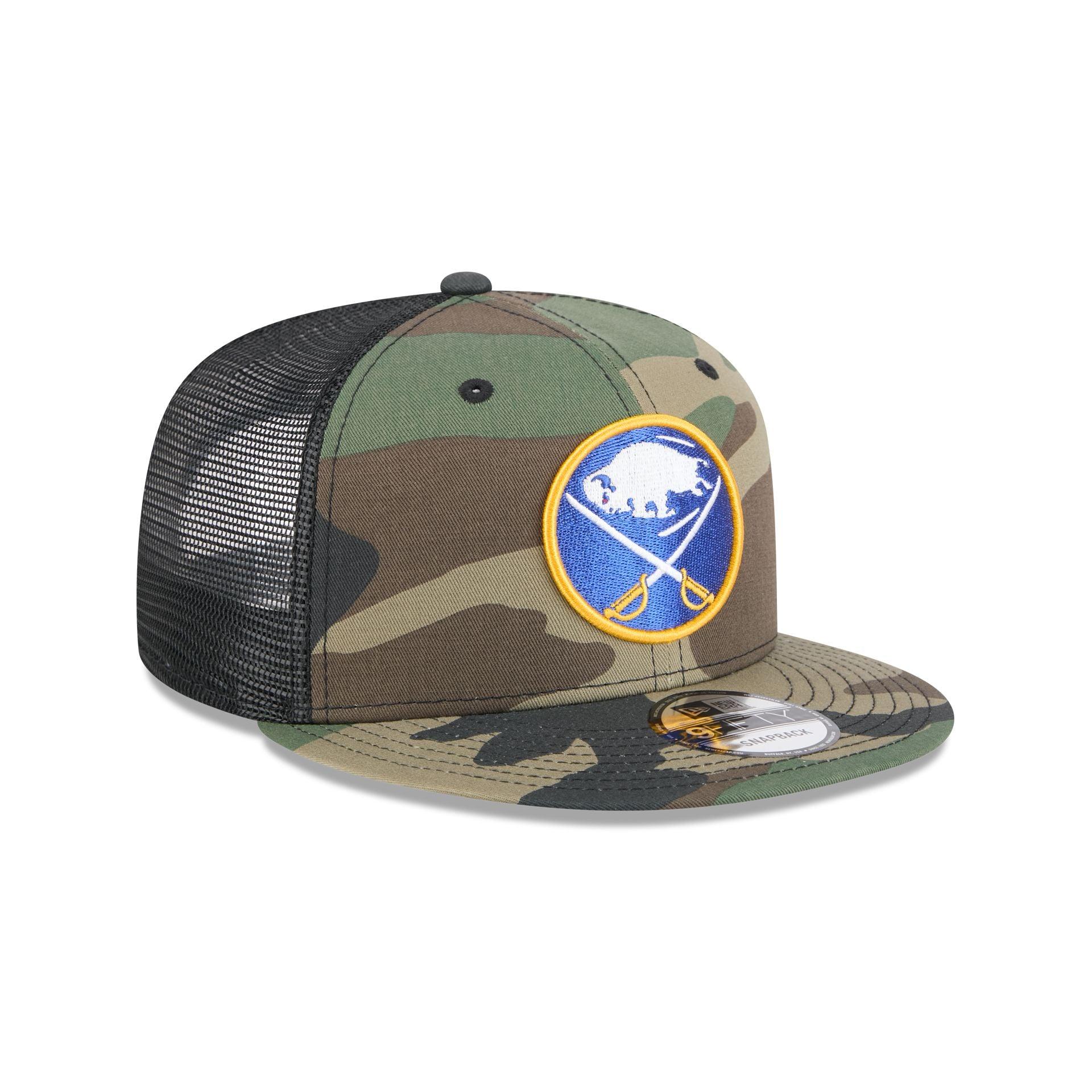 Buffalo Sabres Camo 9FIFTY Trucker Hat Male Product Image
