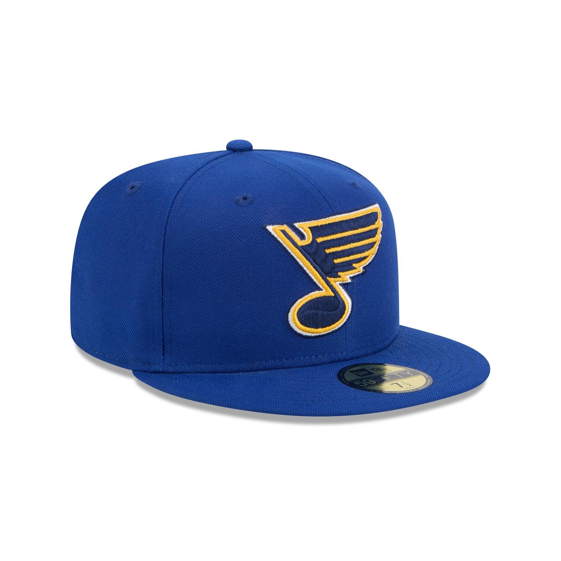 St. Louis Blues Rear Wordmark 59FIFTY Fitted Hat Male Product Image