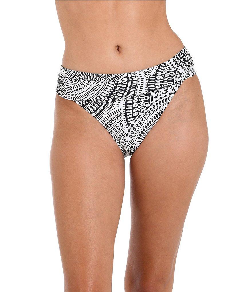 La Blanca Dream Catcher Shirred Banded Hipster Swim Bottom Product Image