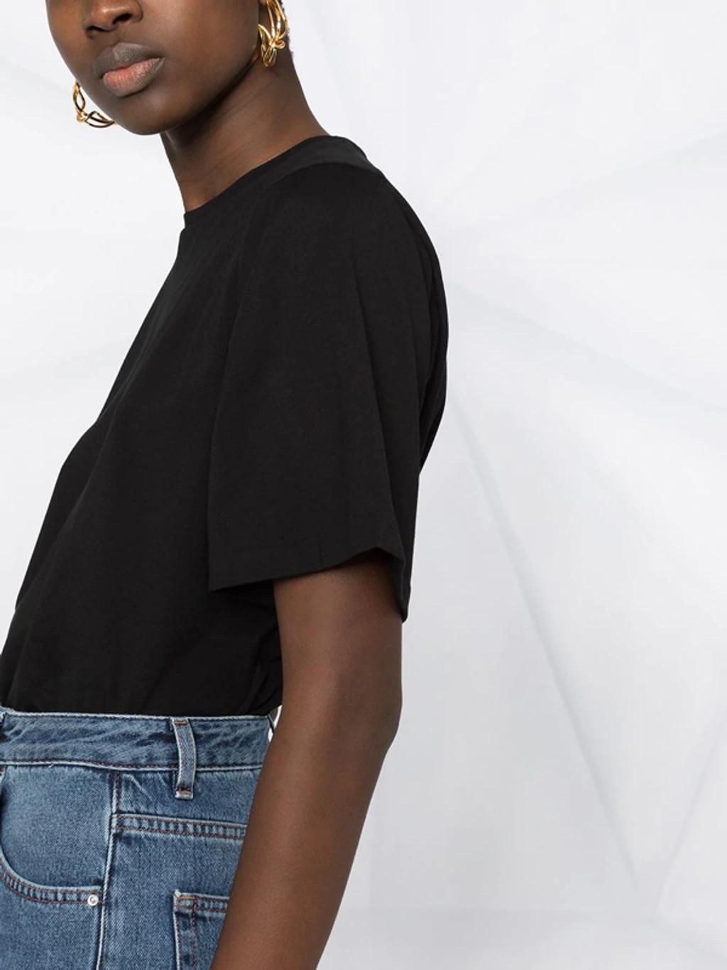 Merino Wool Crew Neck T-Shirt | Rustic Red Product Image