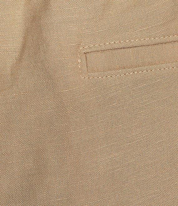 Calvin Klein Drawstring Tie Waist Side Pocket Straight Leg Ankle Pants Product Image