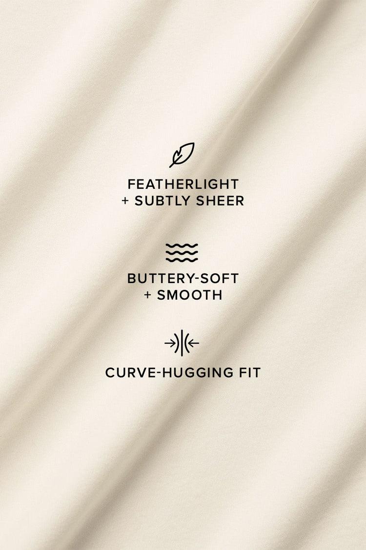 Sheer Glow Tank - Ivory Product Image