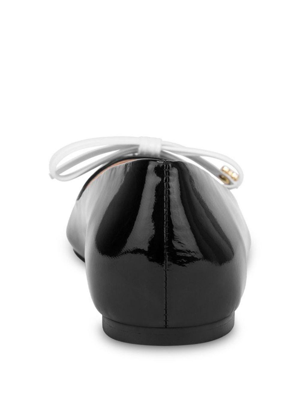 bow-embellished ballerina shoes Product Image