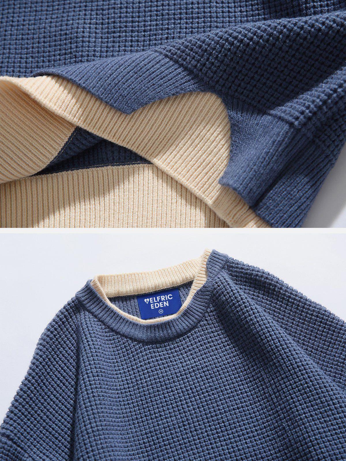 Aelfric Eden Waffle Layered Sweater Product Image