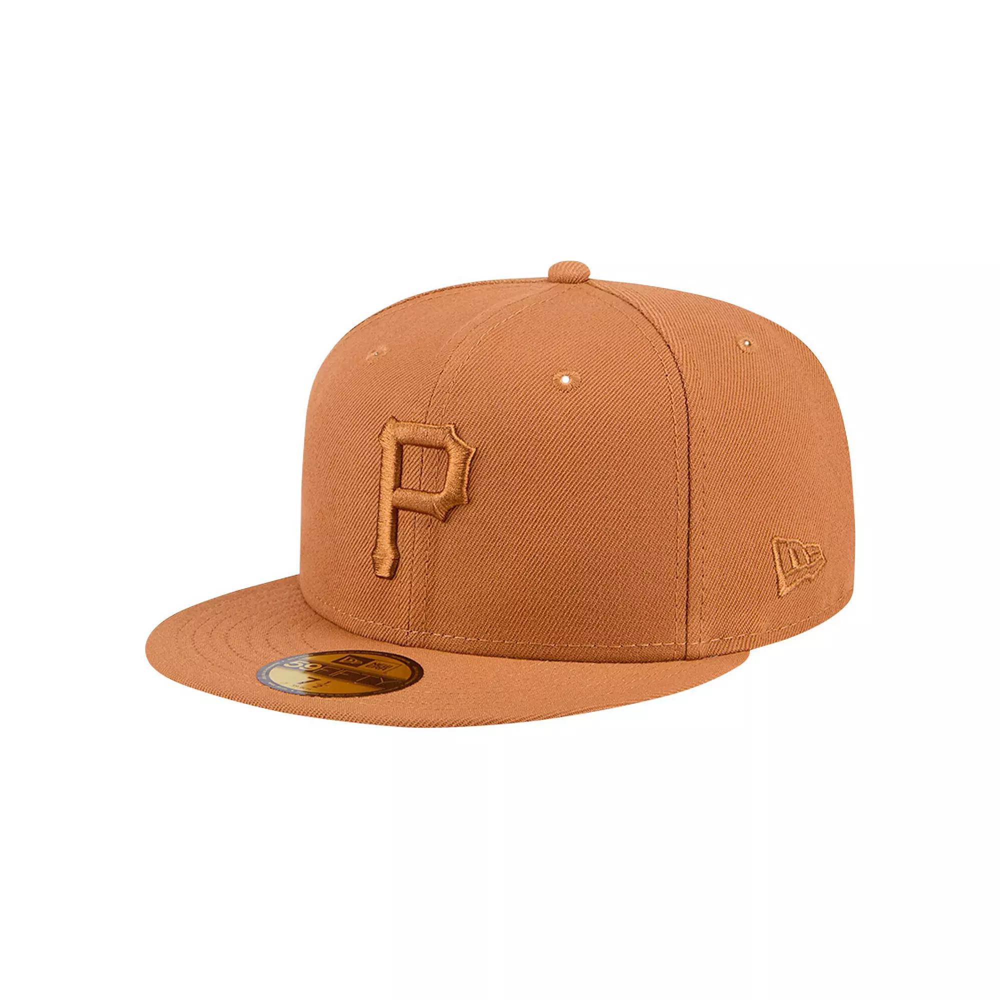 Men's New Era Brown Pittsburgh Pirates Color Pack 59FIFTY Fitted Hat, Size: 7 3/8 Product Image