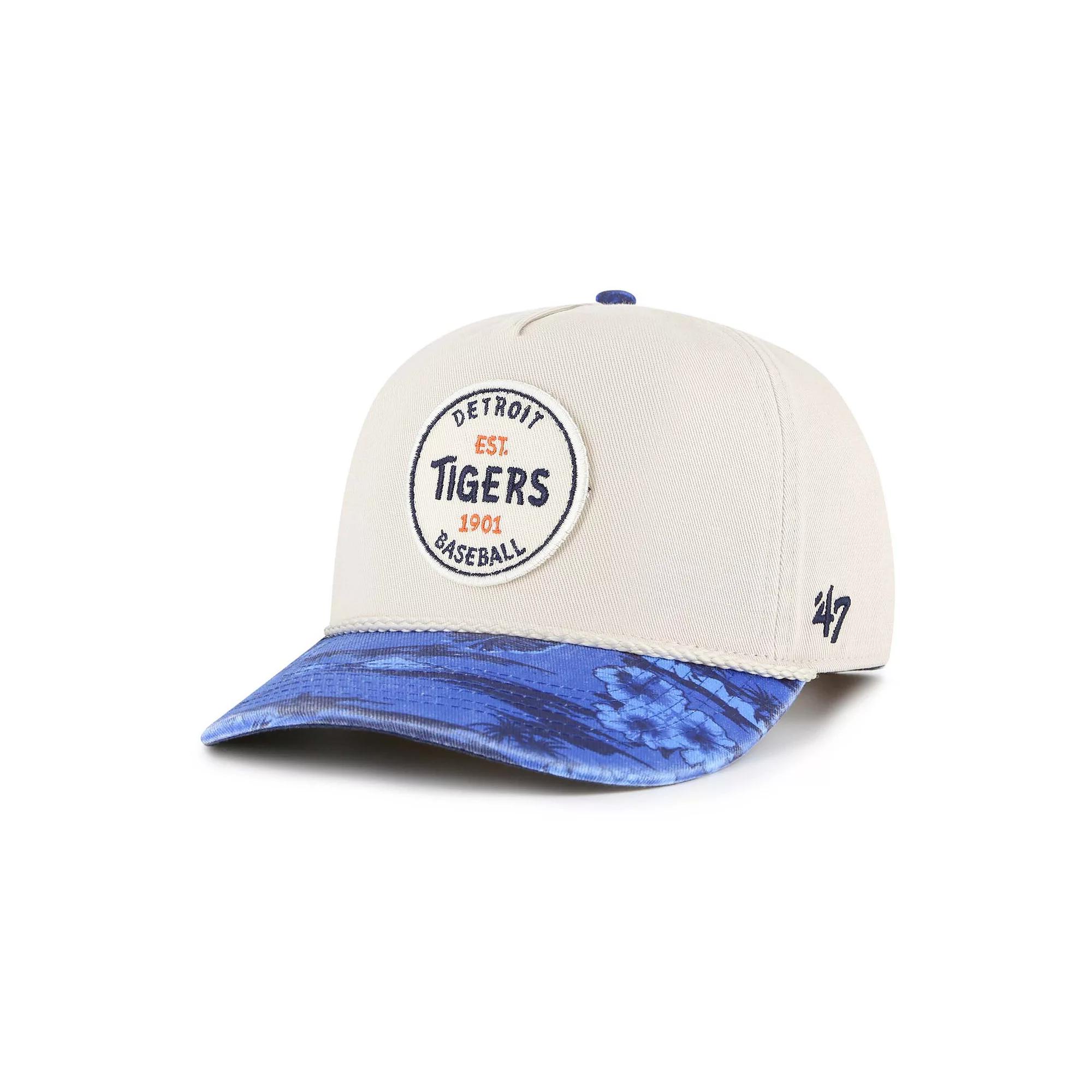 Men's '47 Cream/Navy Detroit Tigers Fiji Rope Hitch Adjustable Hat, Beige Product Image