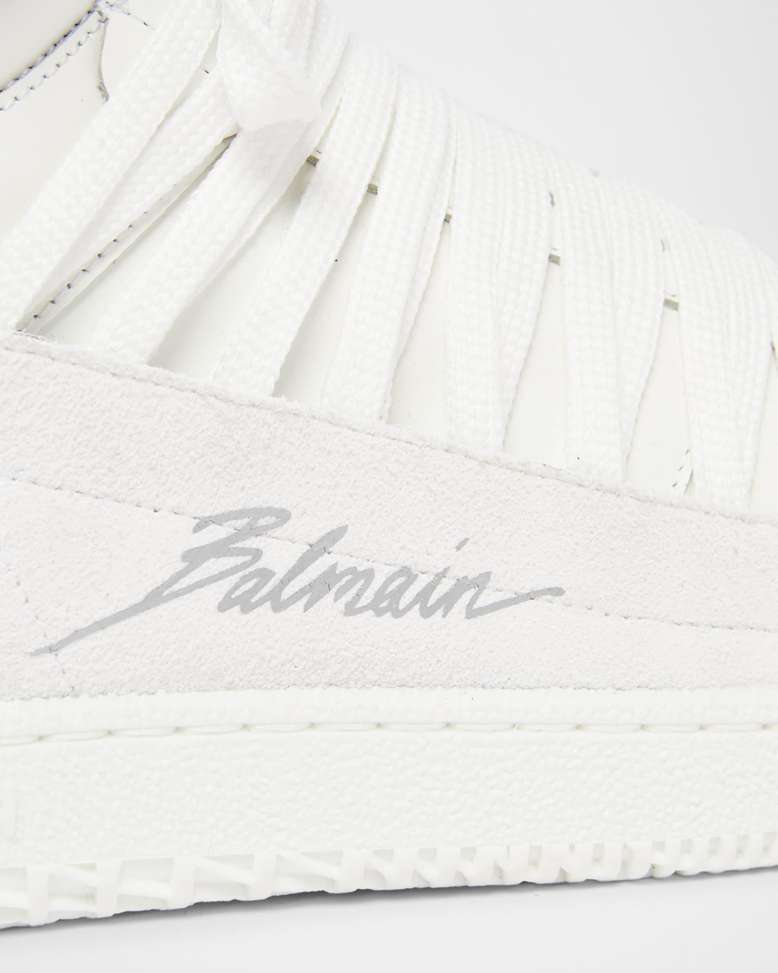 Men's Swan Leather Mid-Top Sneakers  Product Image