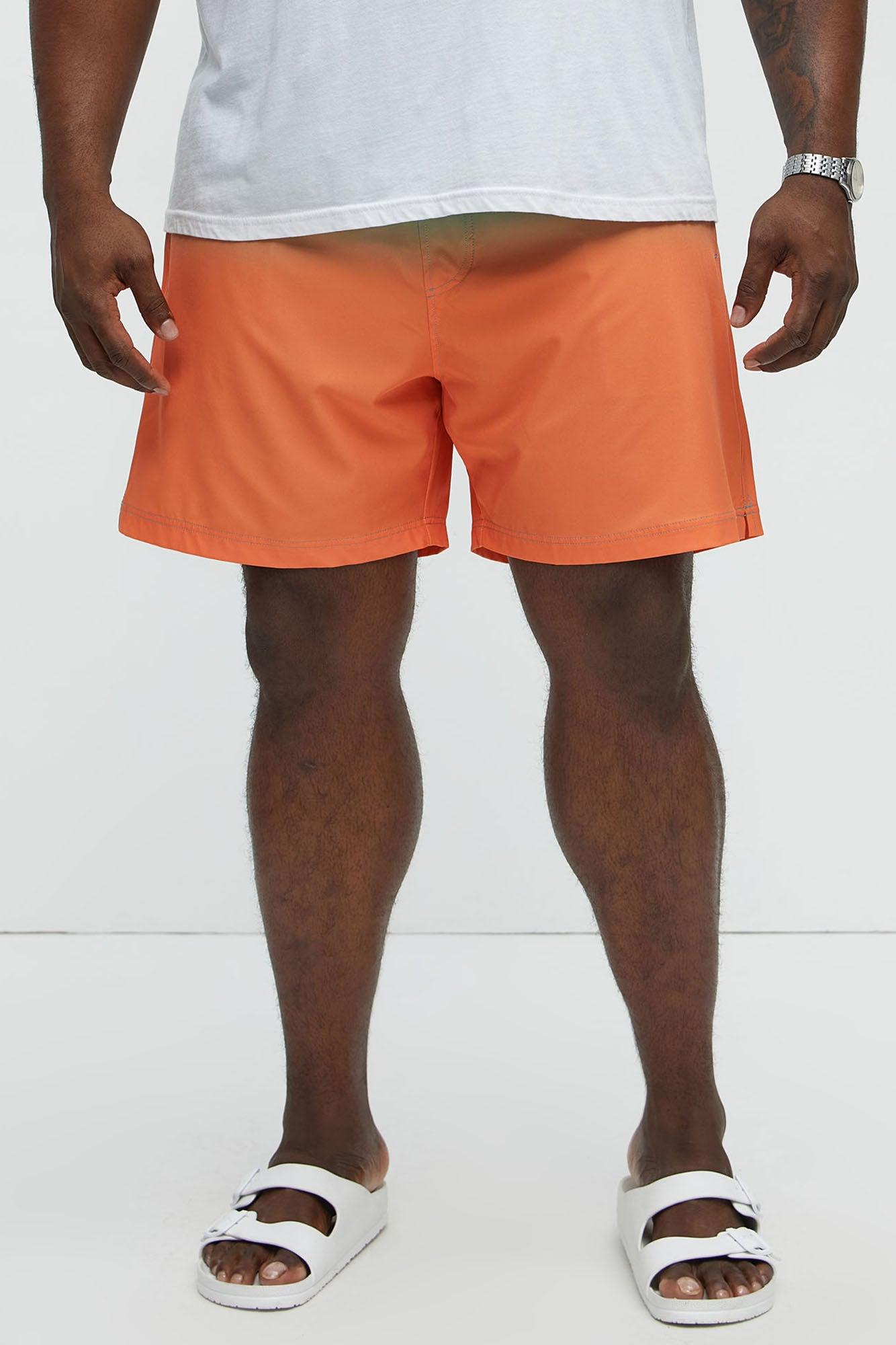 Coastal Fade Swim Classic Trunk - Orange/combo Product Image