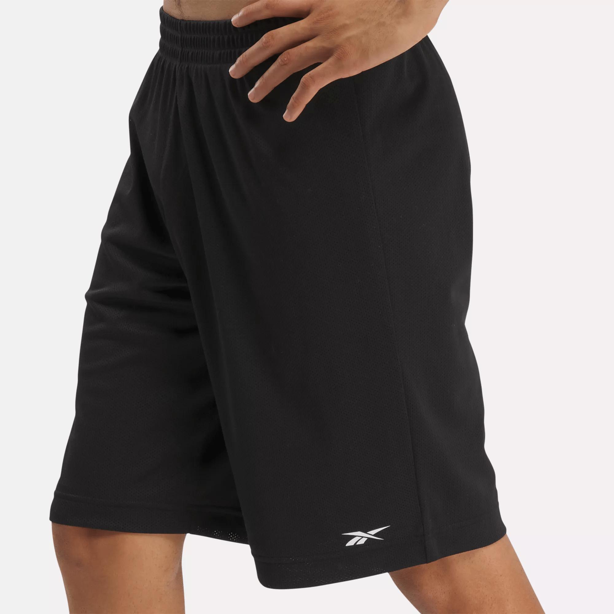Men's Basketball Open-Hole Mesh Shorts Male Product Image