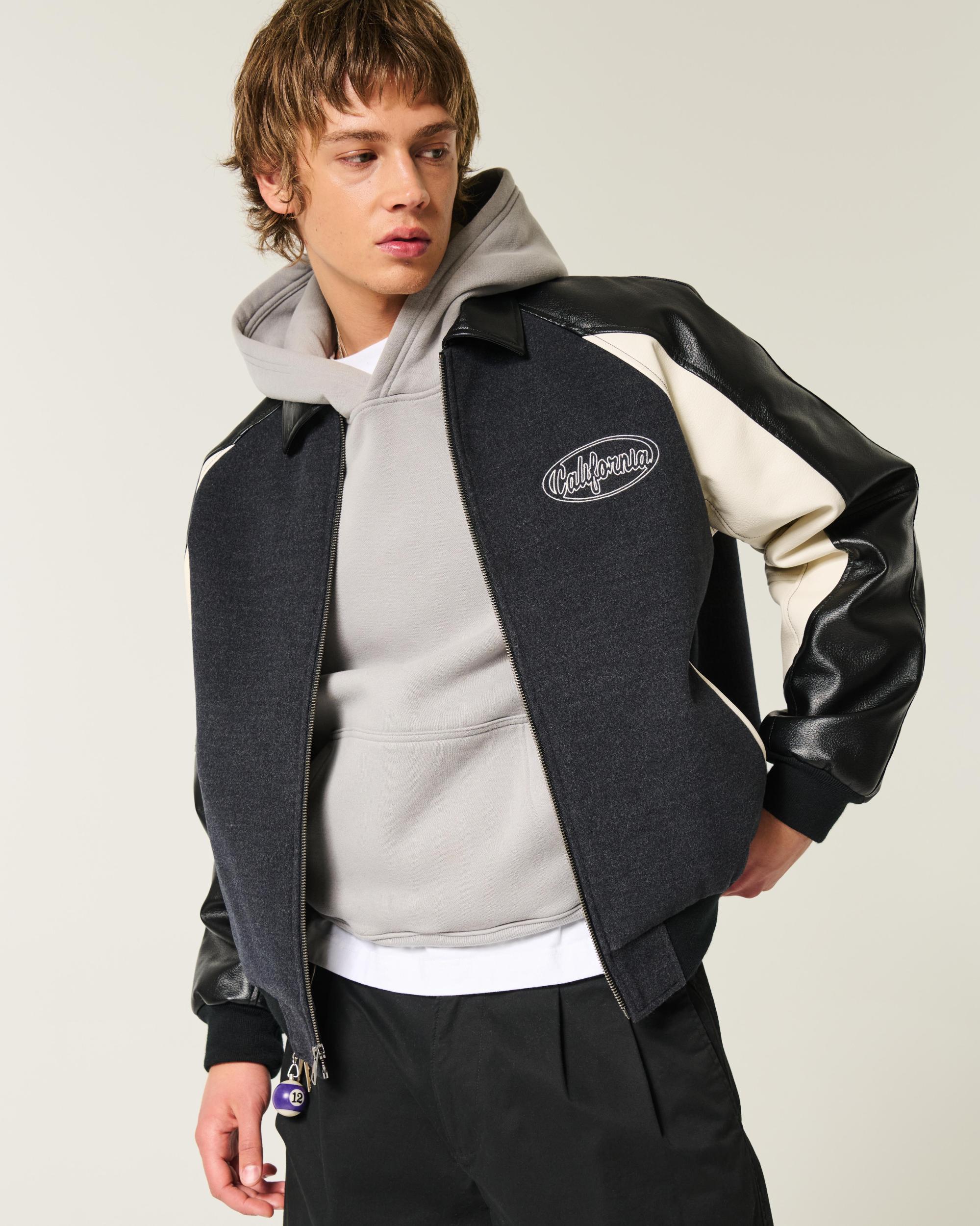 Midtown Bulldogs Graphic Varsity Jacket Product Image