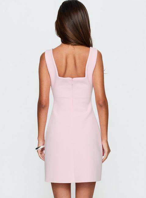 Bombshell Mini Dress Pink Product Image
