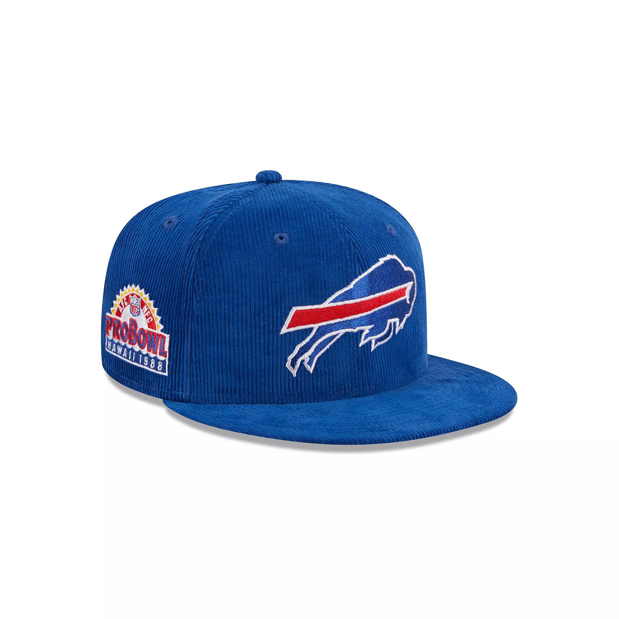 Men's New Era Royal Buffalo Bills Throwback Cord 59FIFTY Fitted Hat, Size: 7 1/8, Blue Product Image