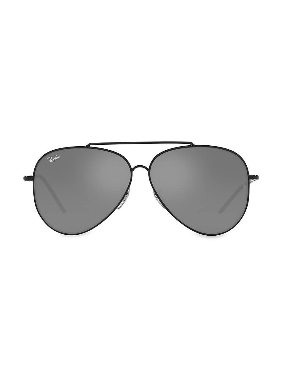 Mens RBR0101S 59MM Reverse Aviator Sunglasses Product Image