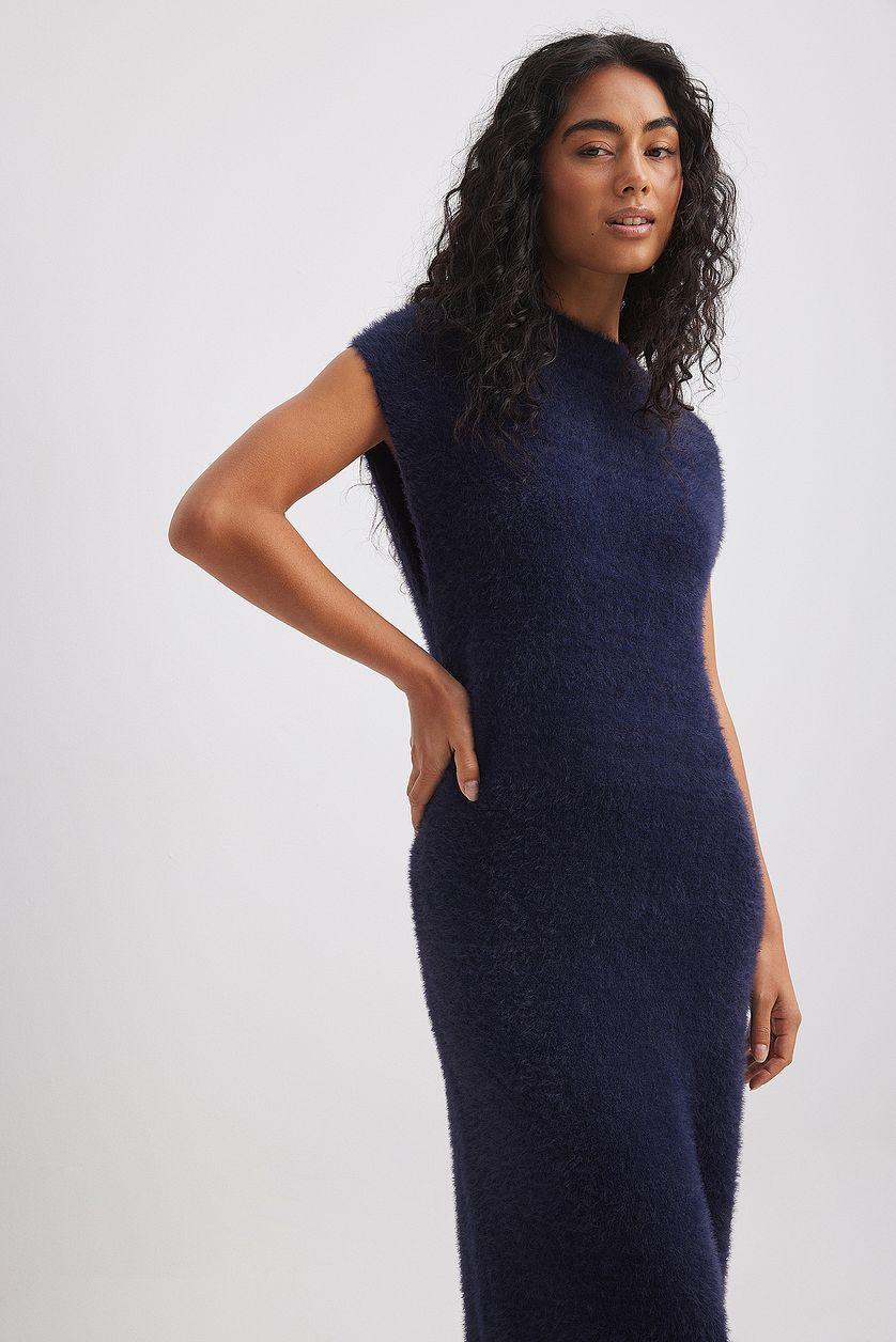 Fuzzy Knit Maxi Dress Product Image