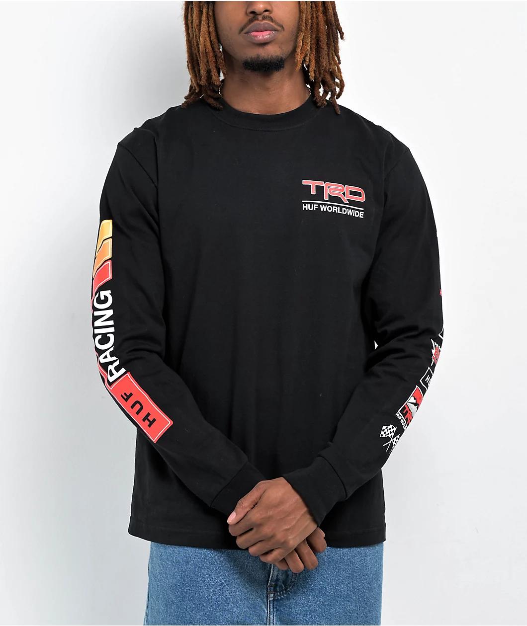 HUF x Toyota TRD Concept Black Long Sleeve T-Shirt Product Image