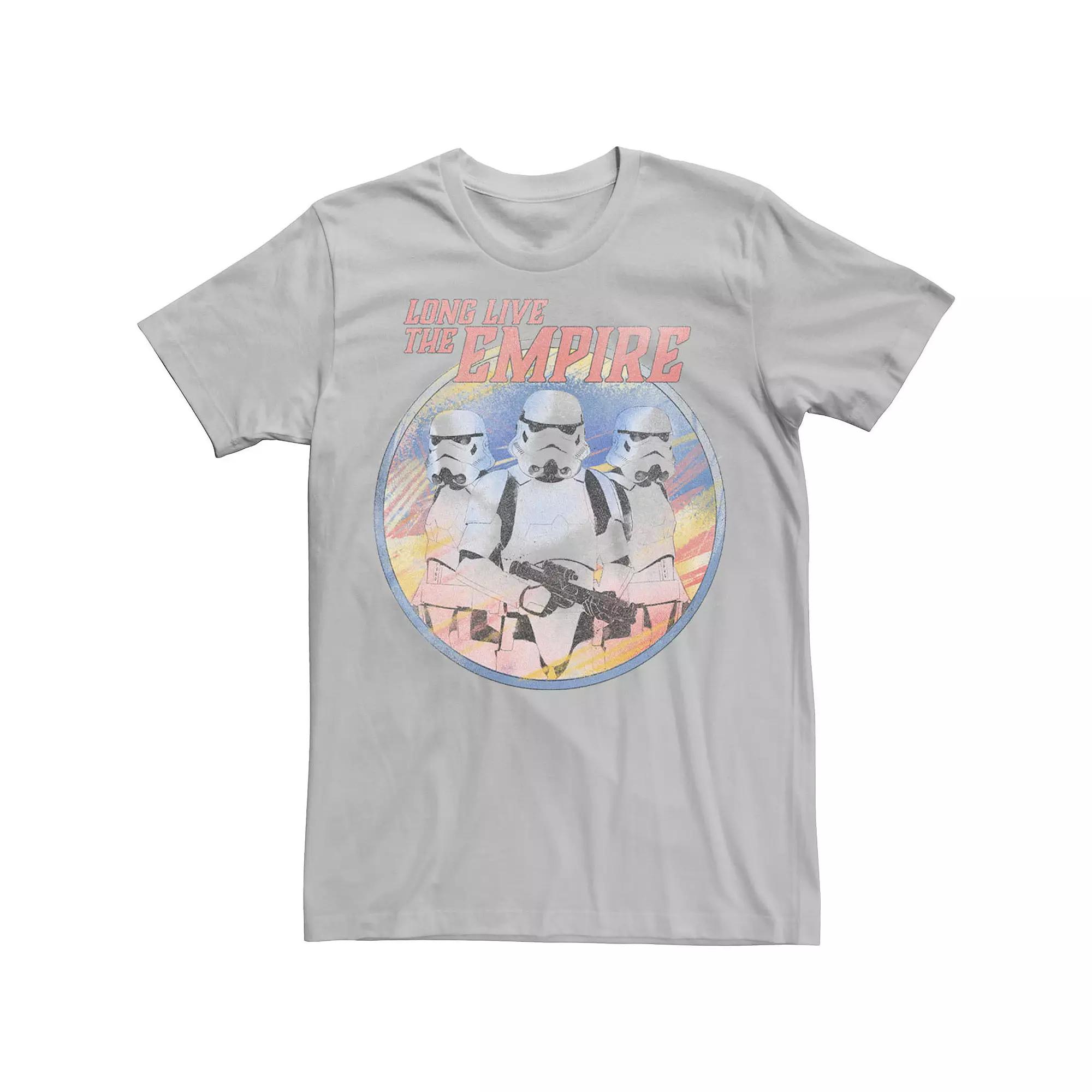 Men's Star Wars The Madolorian Long Live The Empire Group Shot Tee,  Product Image