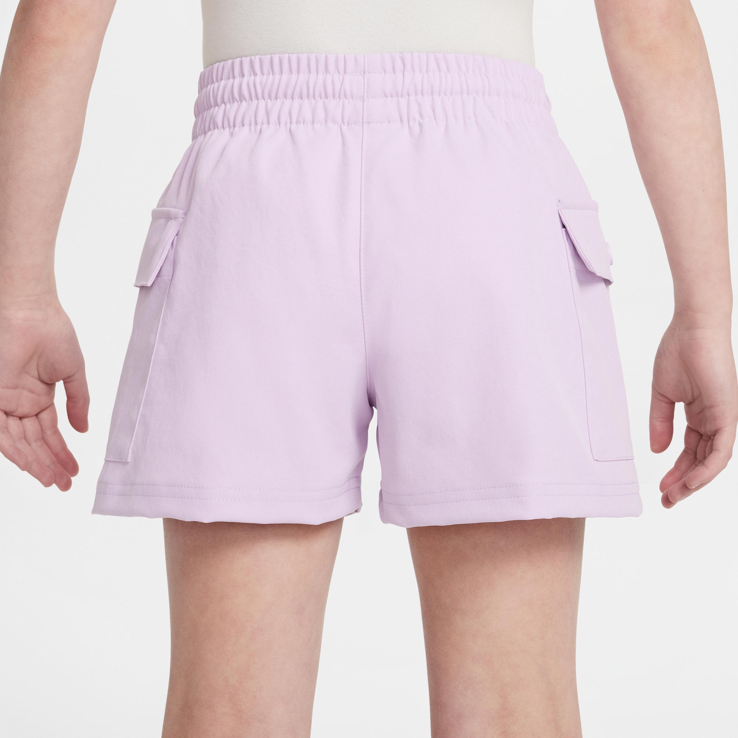 Unisex Nike Sportswear Girls' Woven Cargo Shorts Product Image