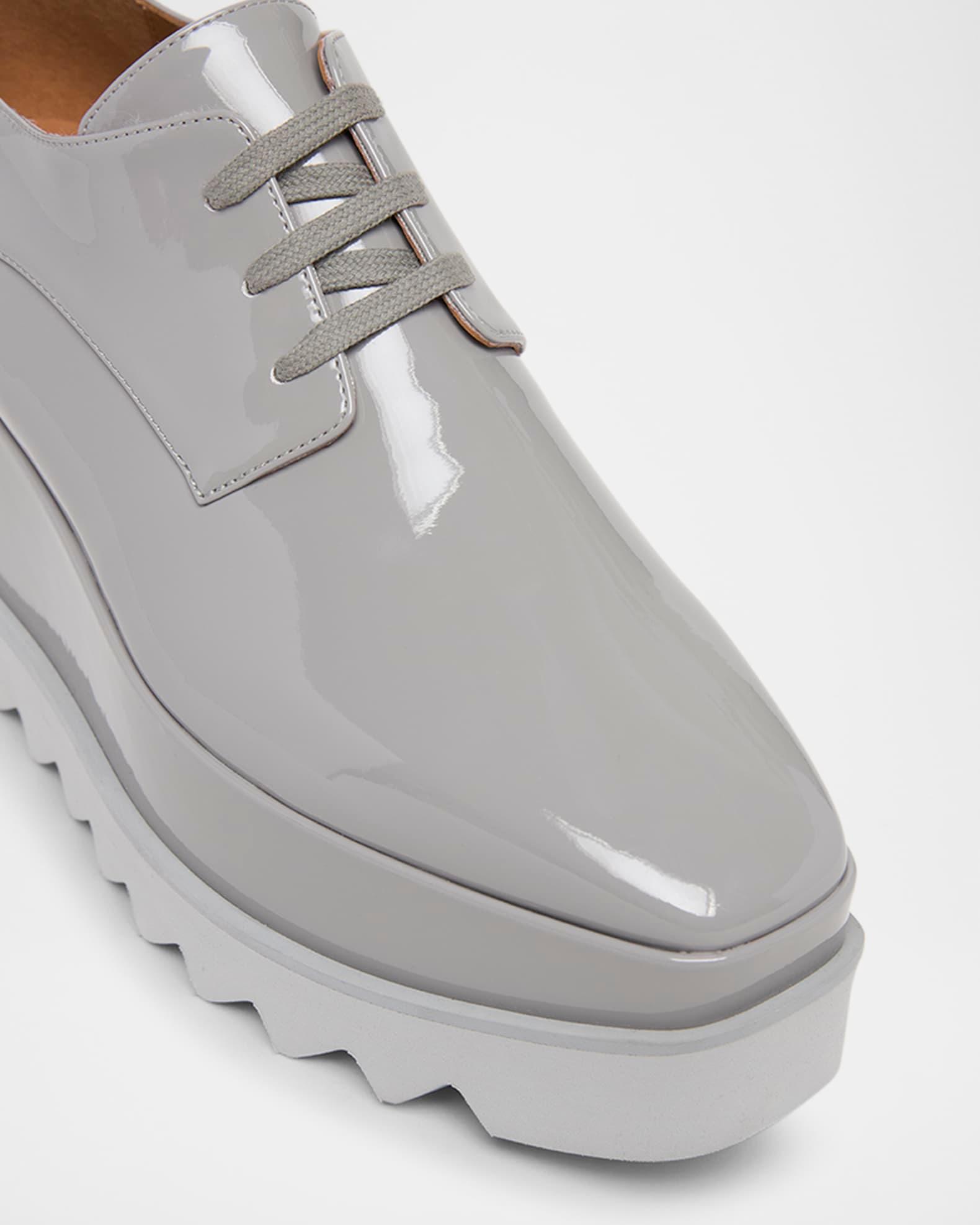 Sneak-Elyse Toothed-Sole Platform Sneakers Product Image