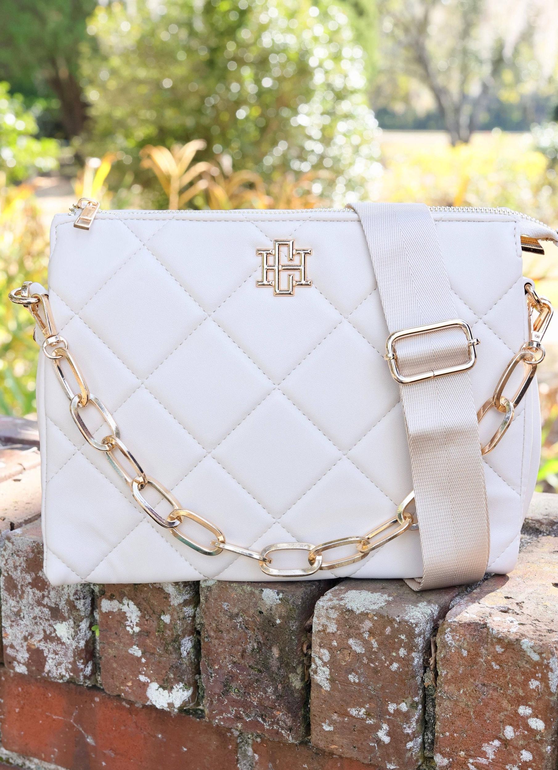 Ariana Crossbody Cream Quilted Product Image