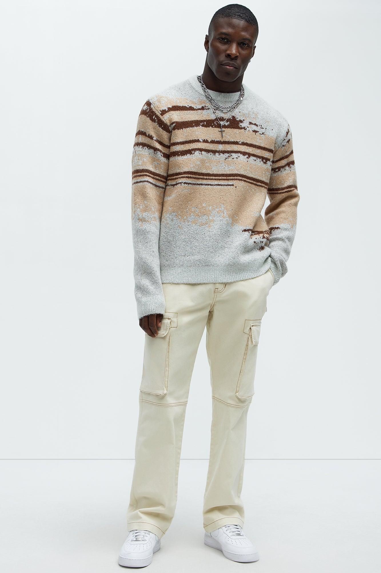 Smyth Crewneck Sweater - Grey/combo Product Image