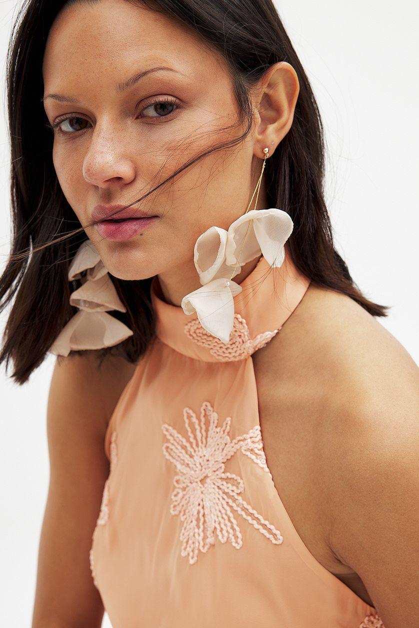 Embellished Halterneck Maxi Dress Product Image