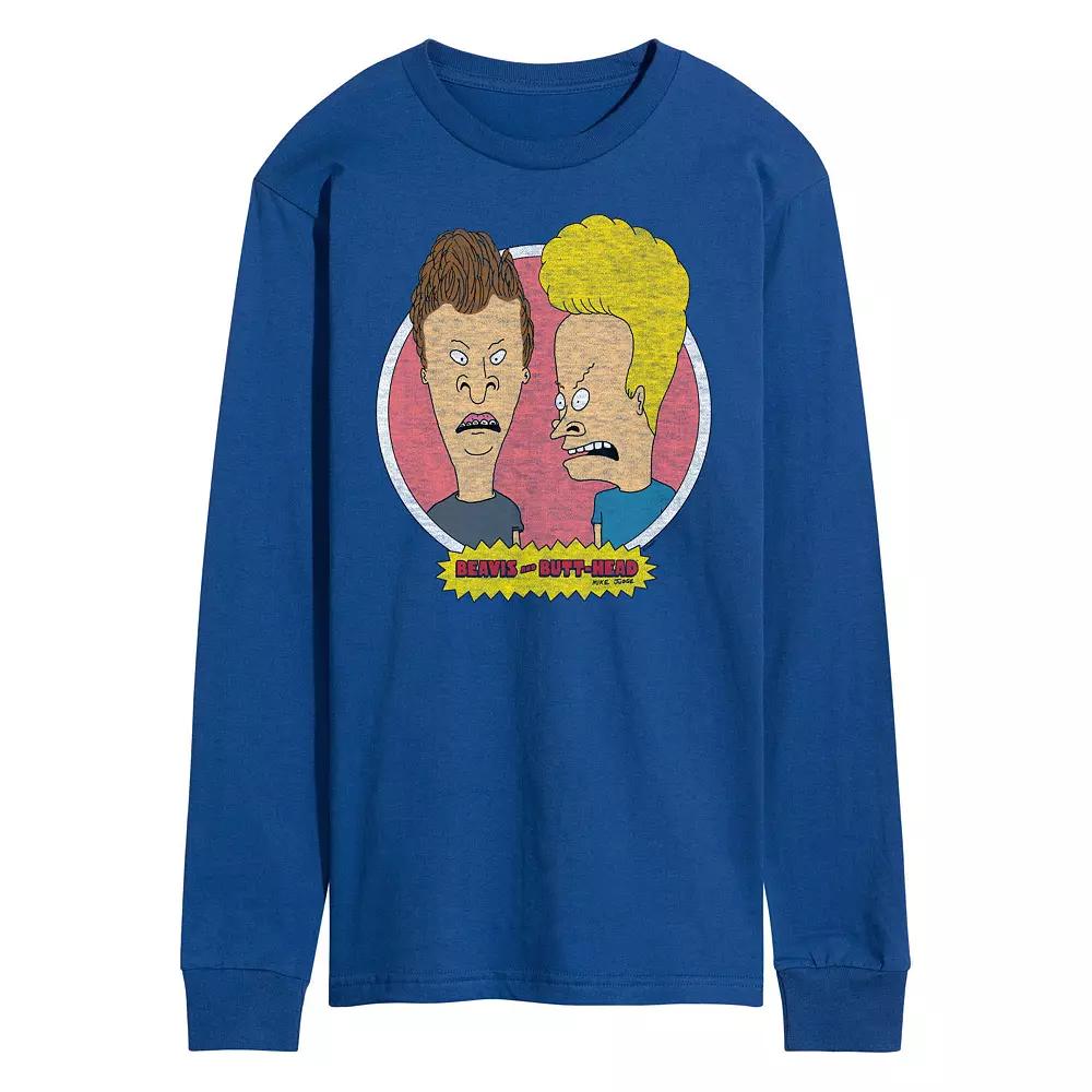 Men's Beavis And Butthead 30th Long Sleeve Tee,  Product Image