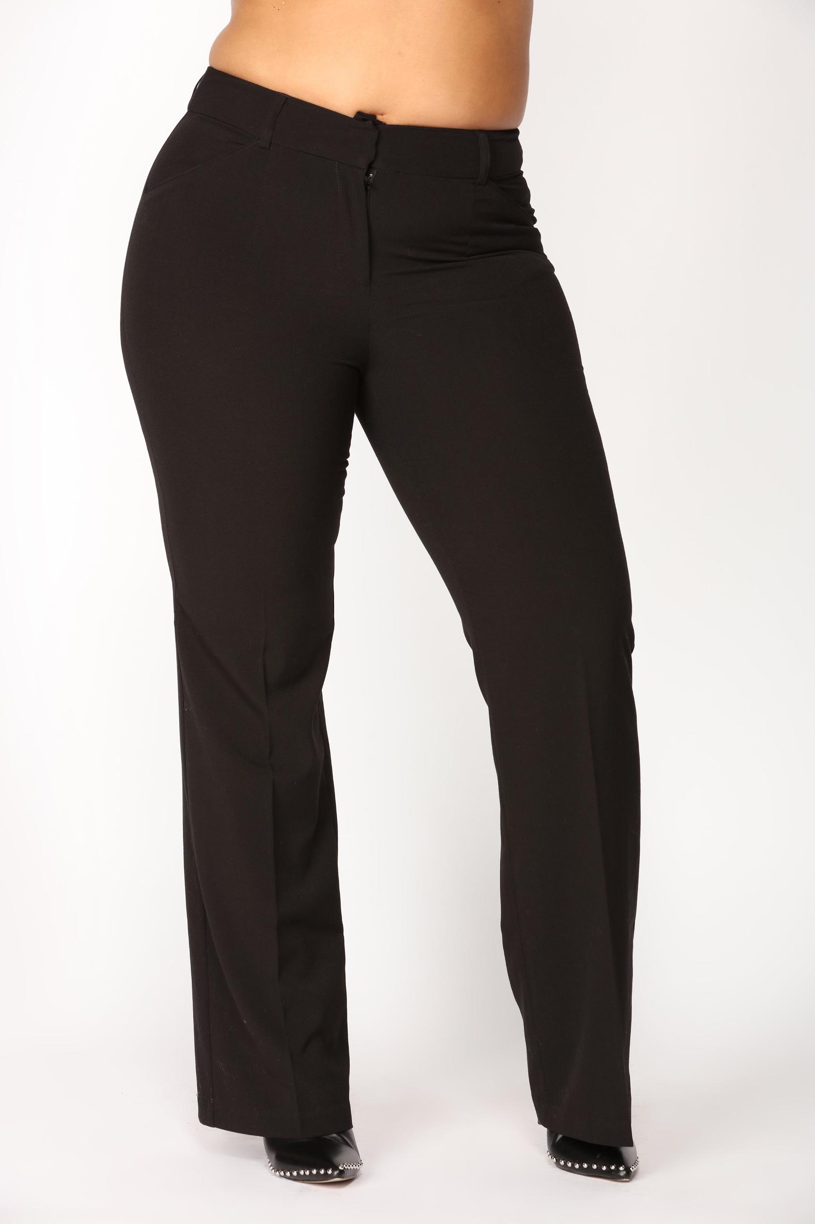 Tasha Dressy High Rise Pants - Black Product Image