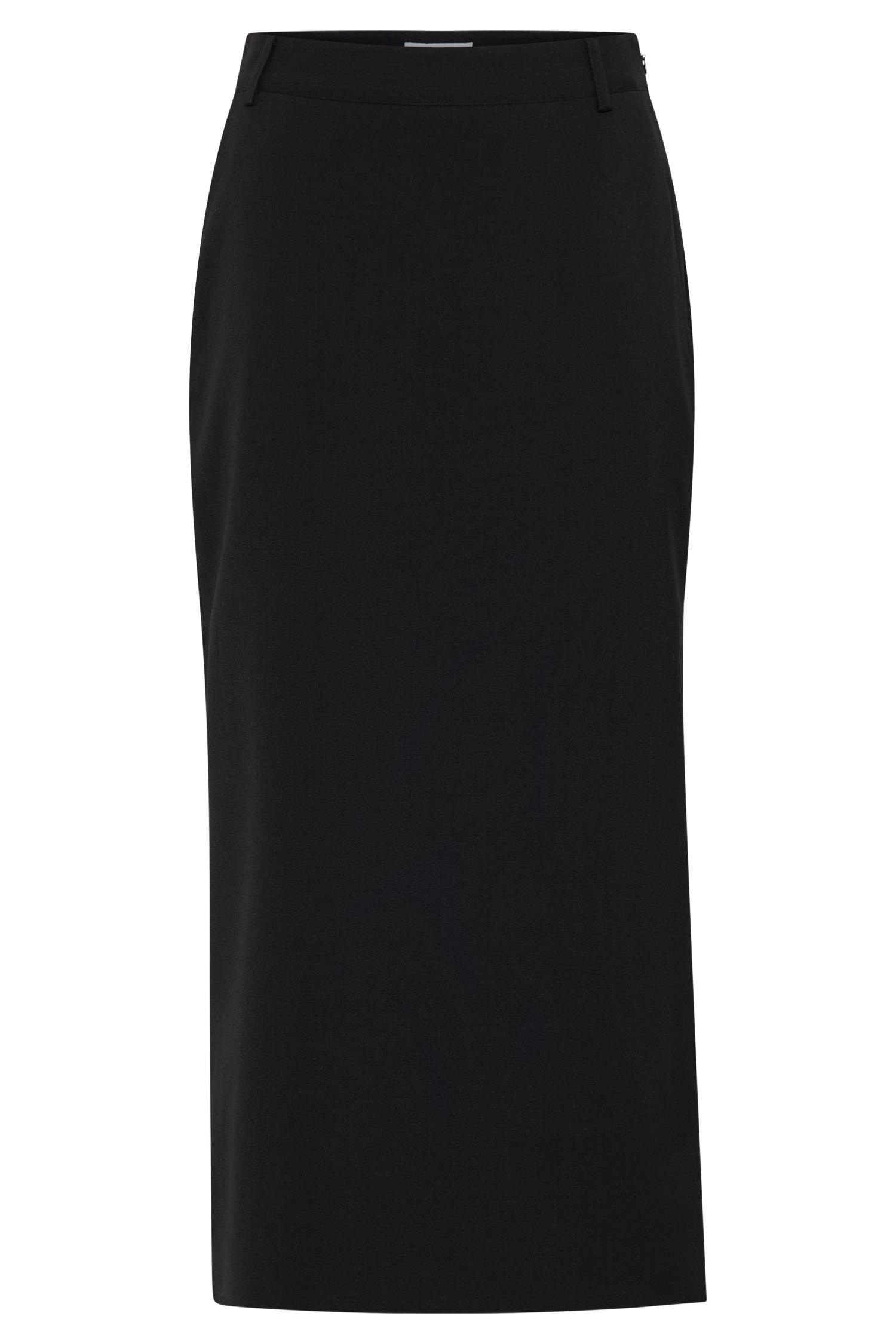 Ambrose Midi Skirt - Black Product Image
