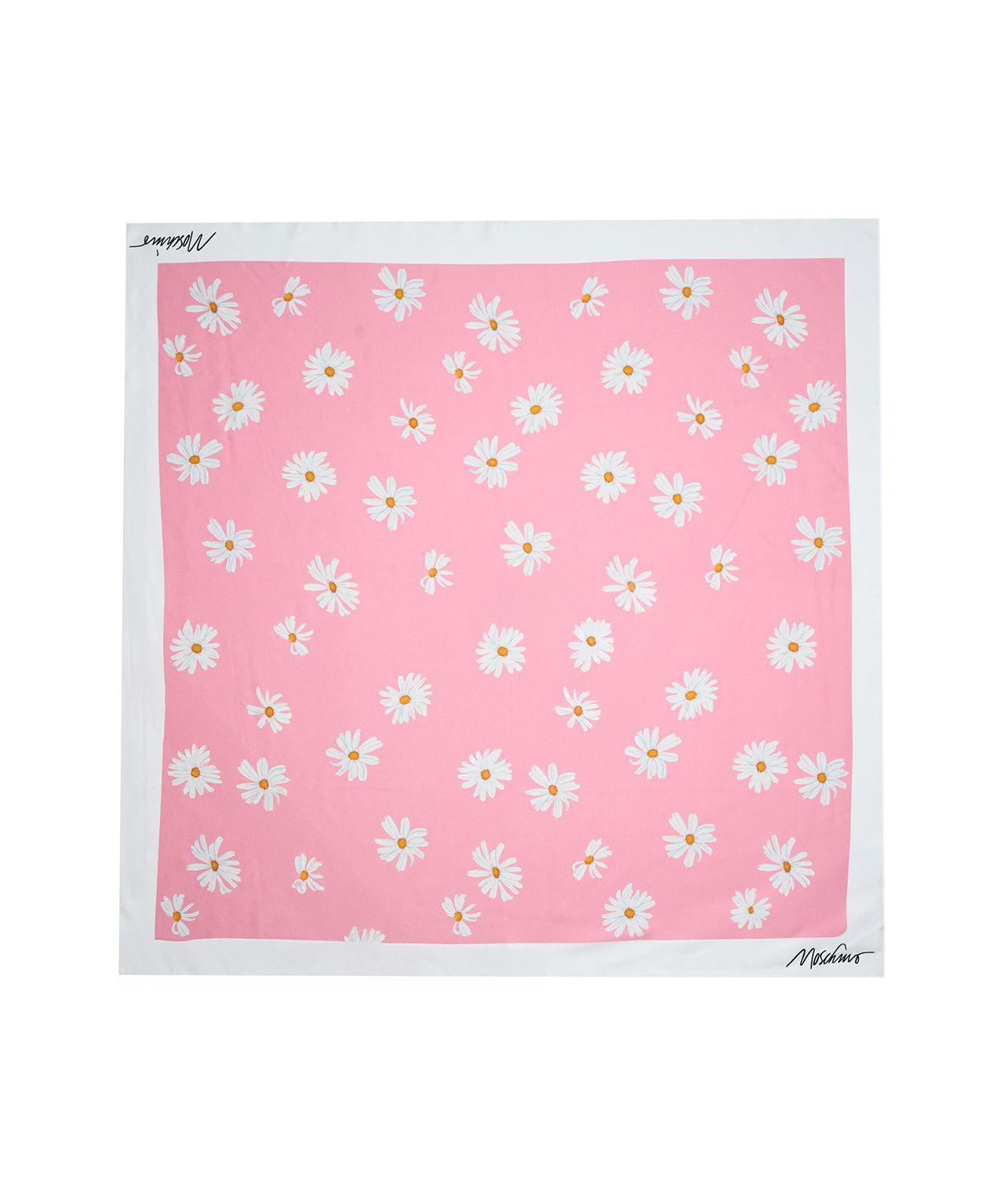 Silk scarf with floral pattern Product Image