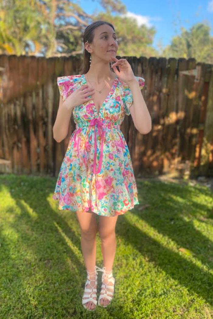 Aegean Puff Sleeve Mini Product Image