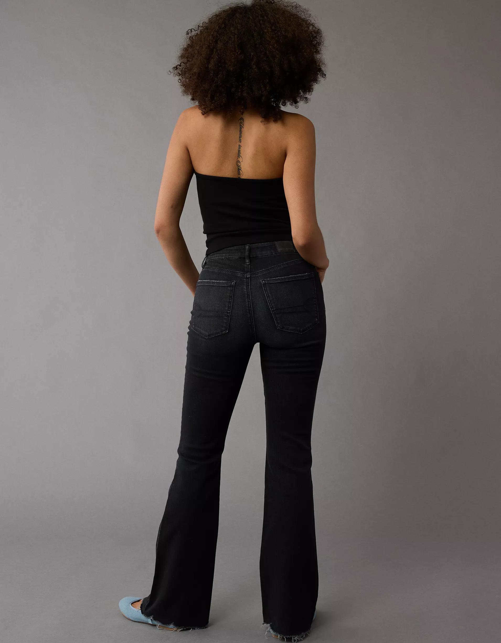 AE Next Level Curvy Super High-Waisted Flare Jean Product Image