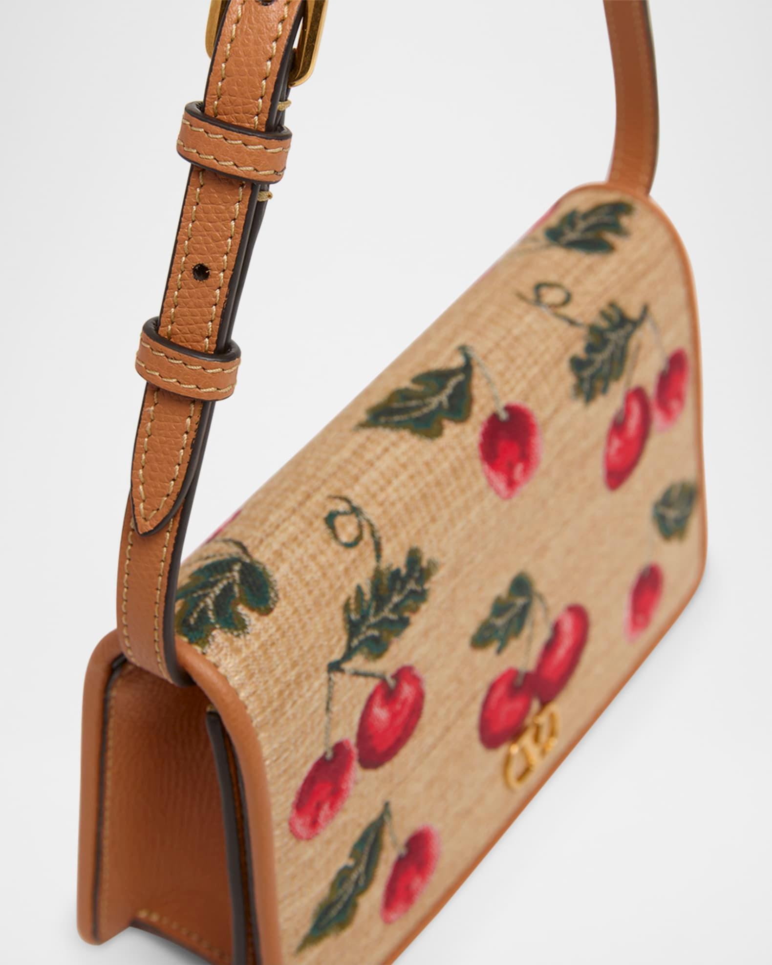 VLOGO Signature Mini Cherries Jacquard Shoulder Bag Product Image