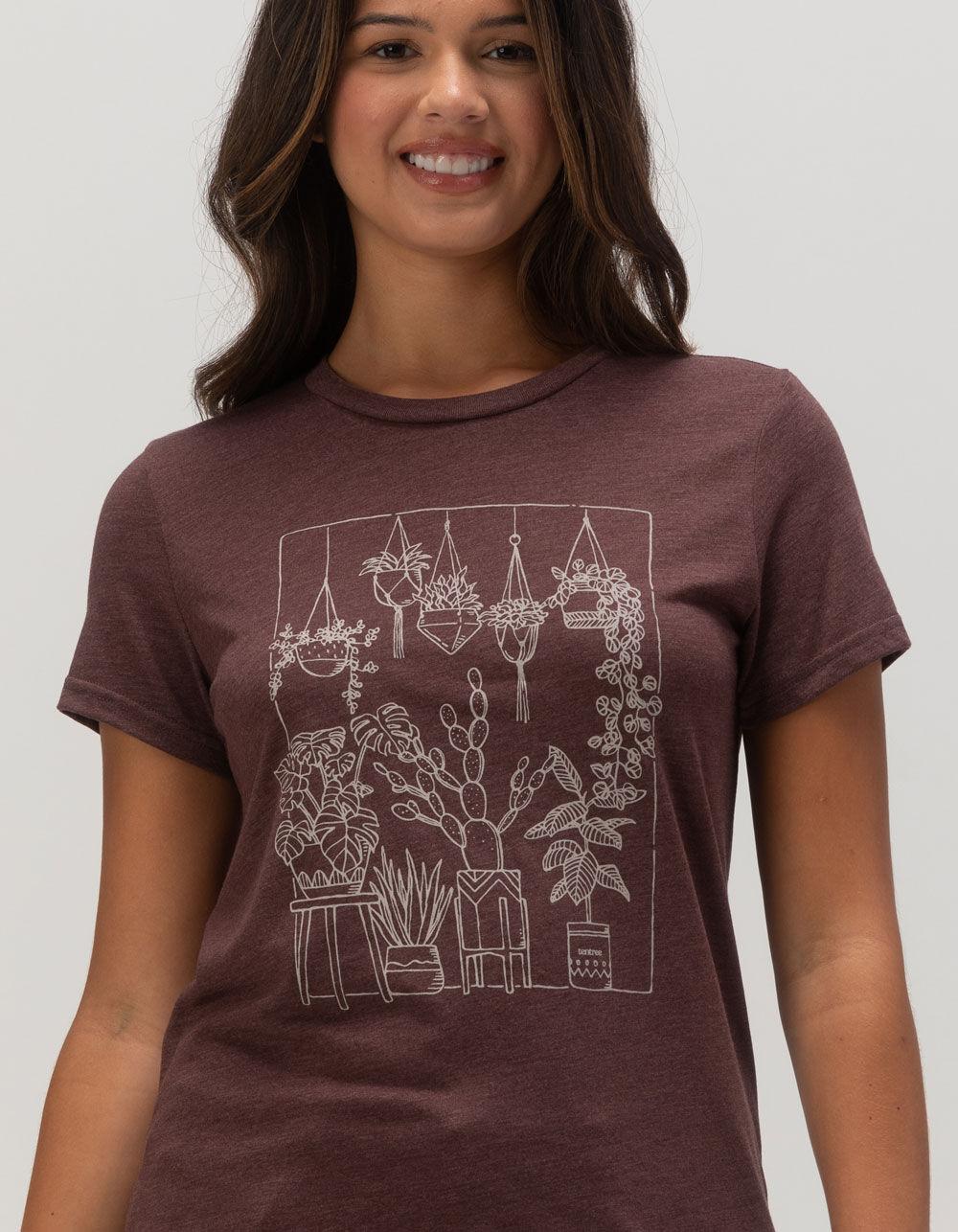 TENTREE  Plant Club Womens Tee - MAHOGANY Product Image