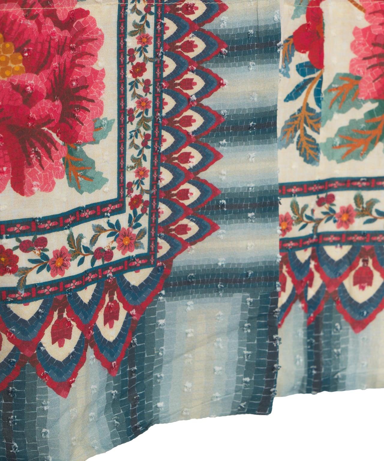 Wrap dress with floral pattern Product Image