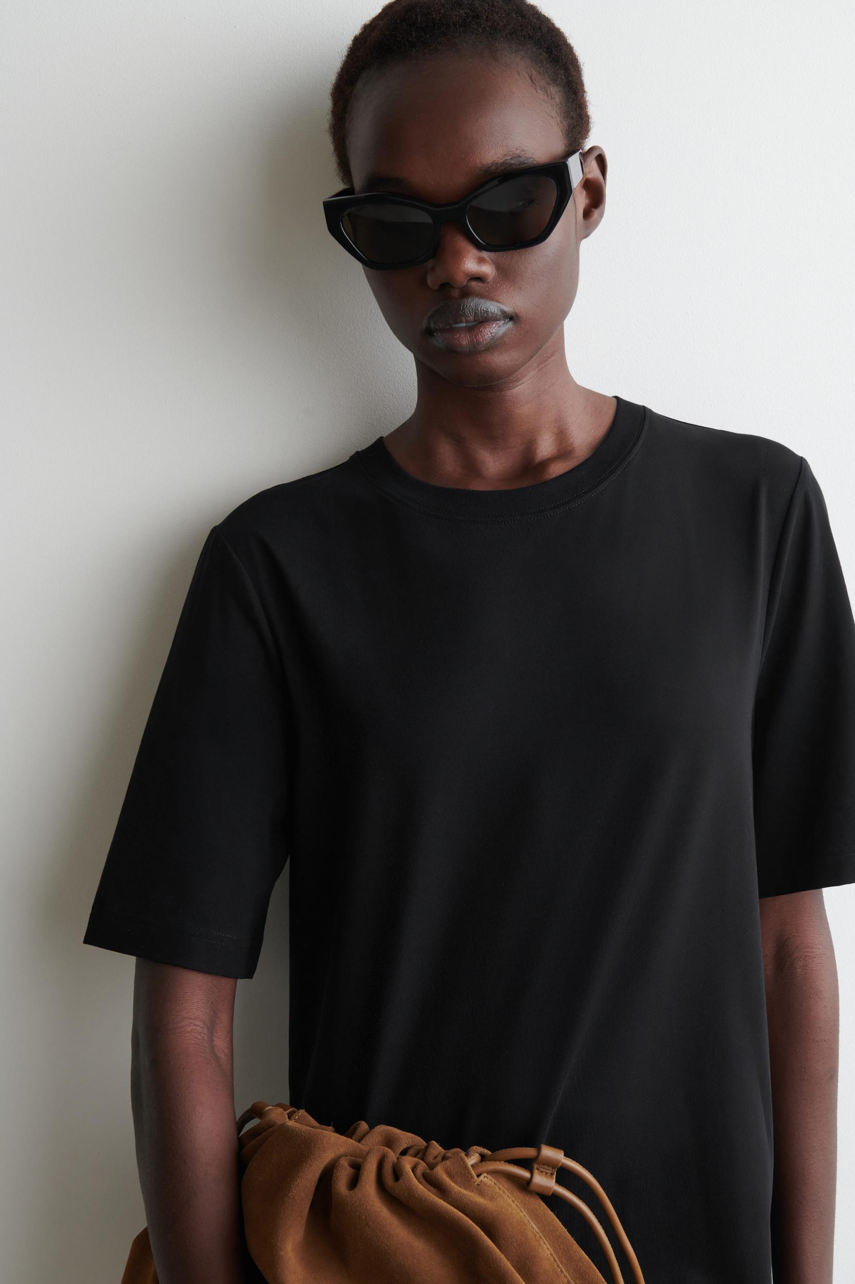 COTTON MIDI TSHIRT DRESS Product Image