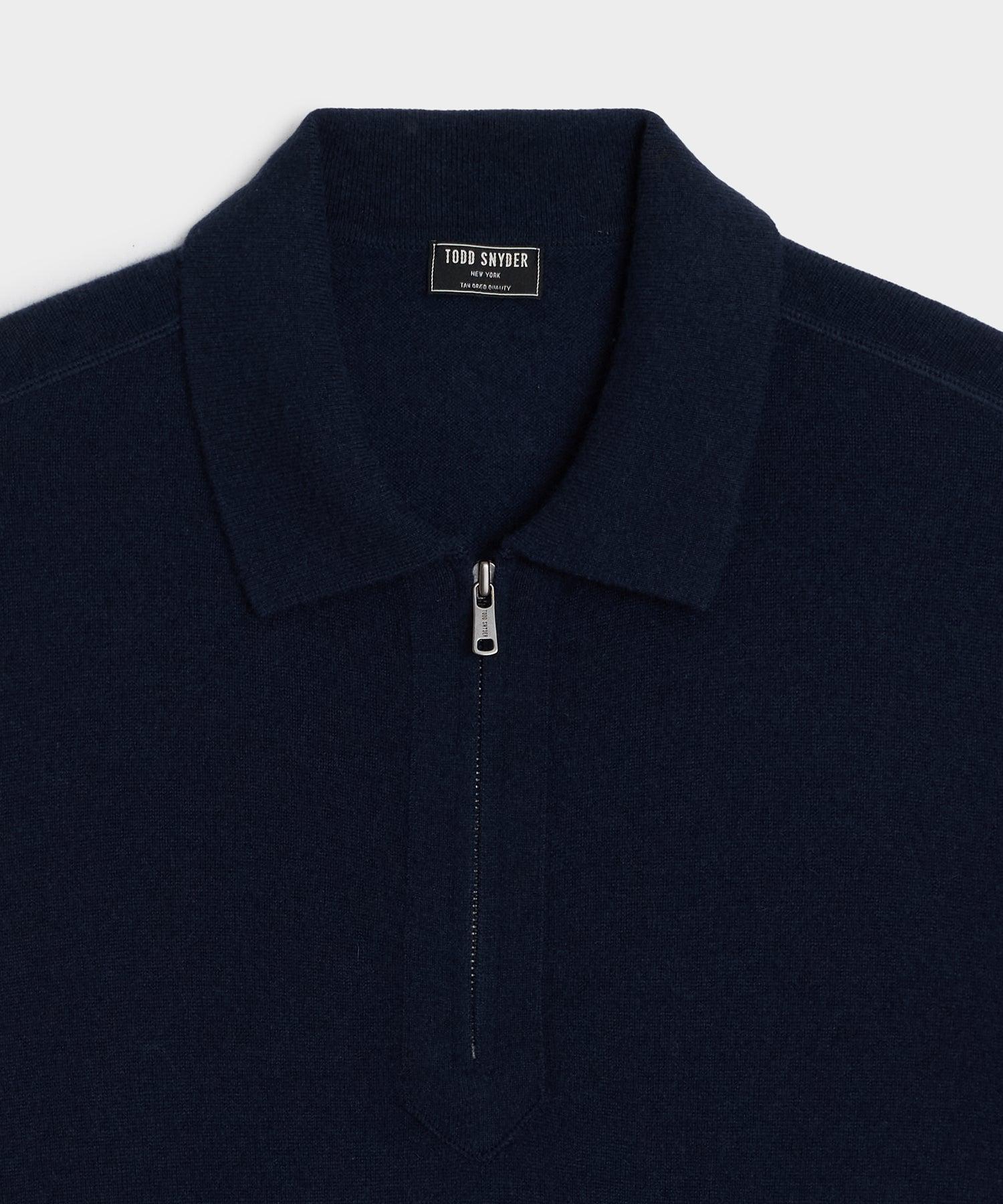 Cashmere Quarter-Zip Sweater Polo Product Image