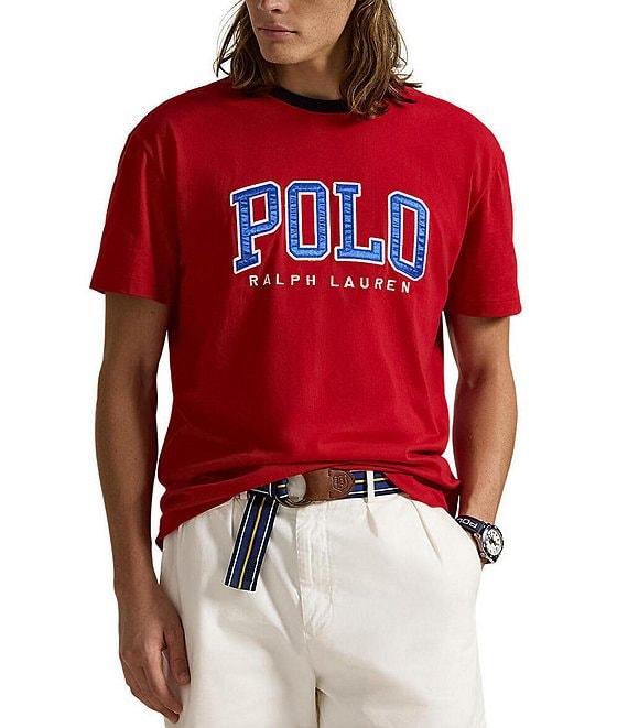 Polo Ralph Lauren Classic Fit Letterman-Logo Short Sleeve T-Shirt Product Image