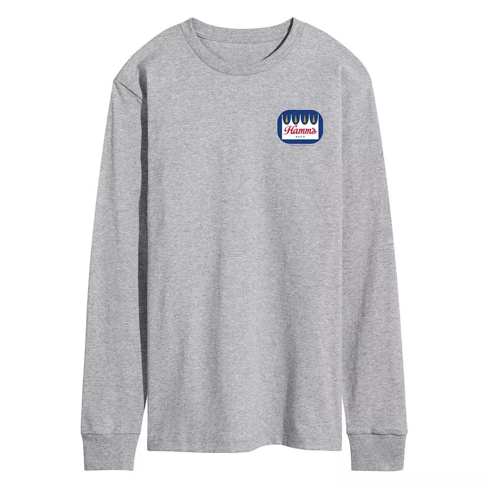 Men's Hamm's Logo Long Sleeve Graphic Tee,  Product Image