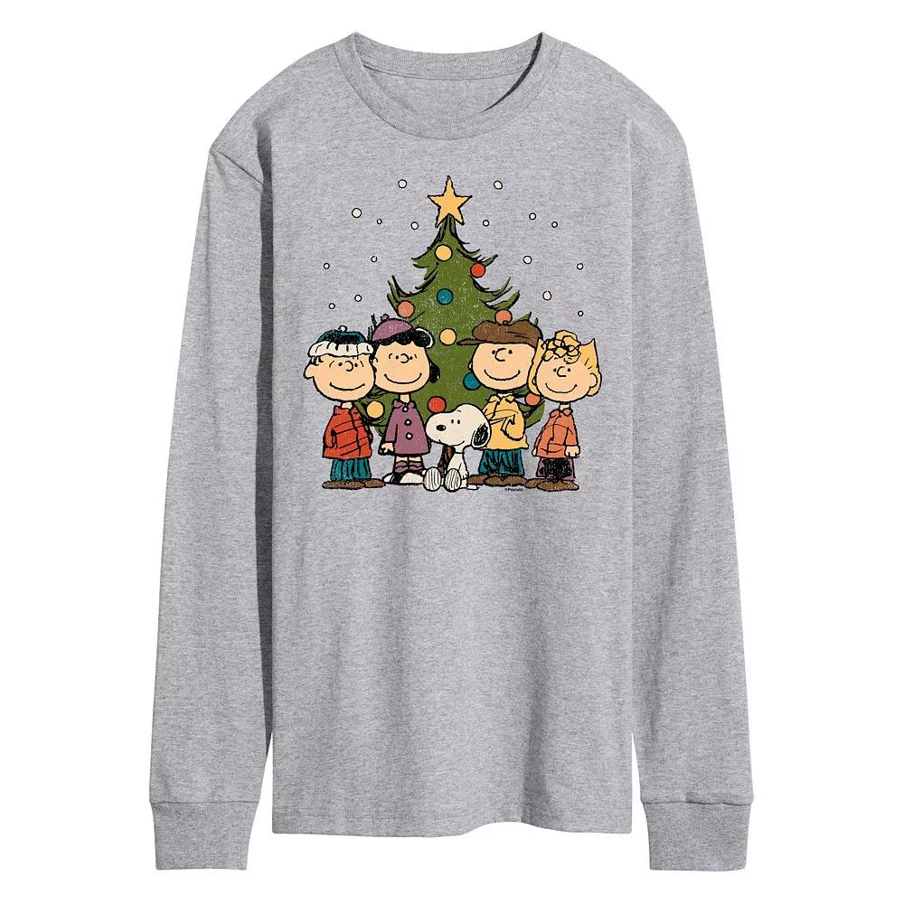 Men's Peanuts Christmas Long Sleeve Tee,  Product Image