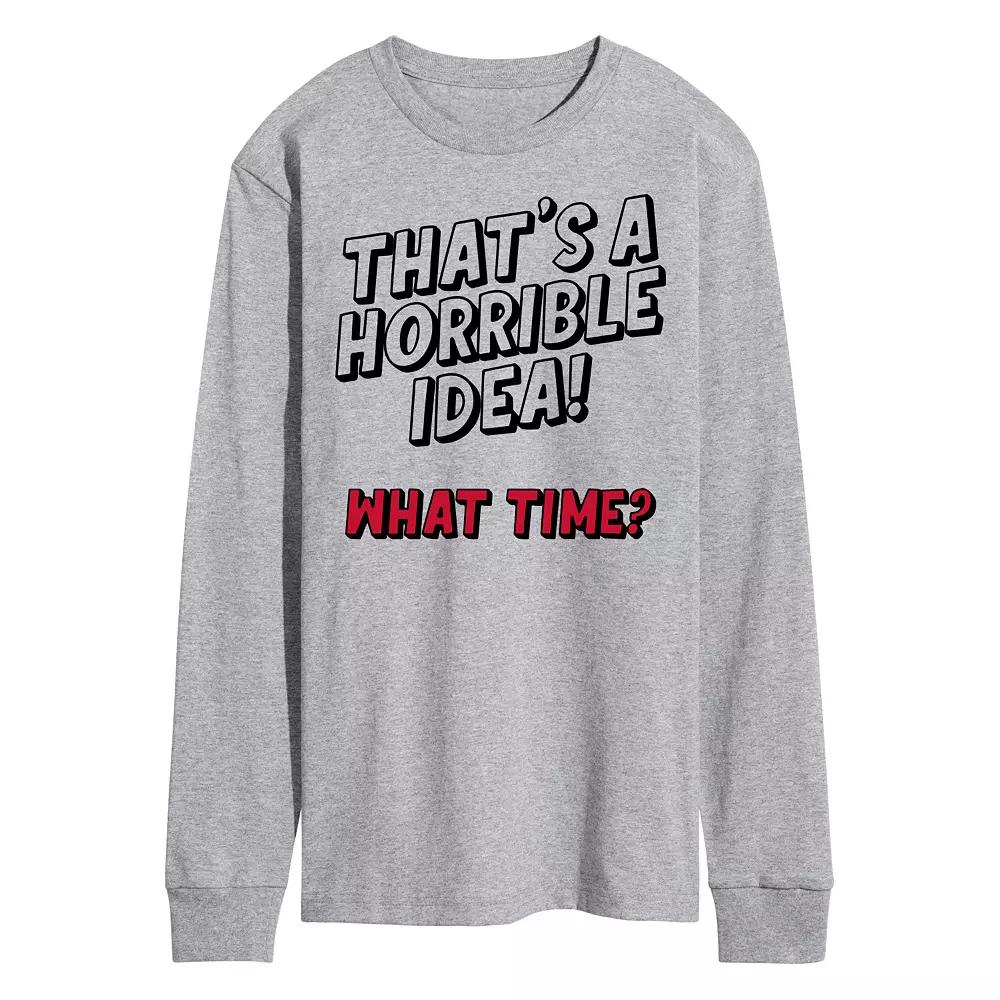 Men's "Horrible Idea" Graphic Tee,  Product Image