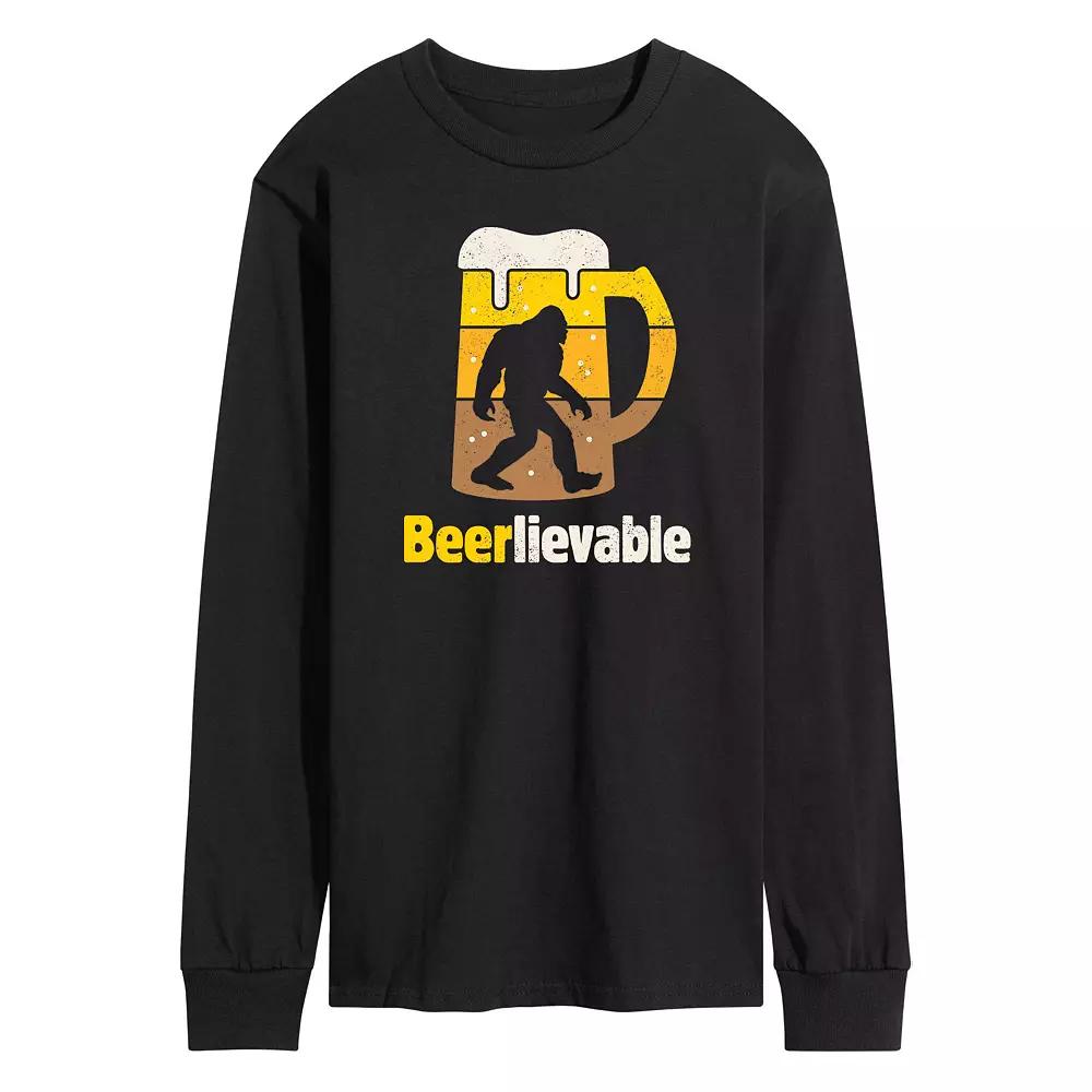 Men's It's Beer O'Clock Long Sleeve Graphic Tee,  Product Image