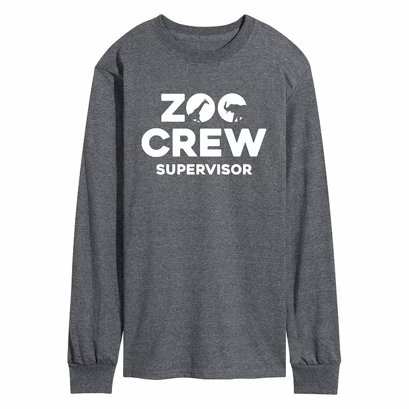 Mens Zoo Crew Sup Tee Heather Grey Product Image