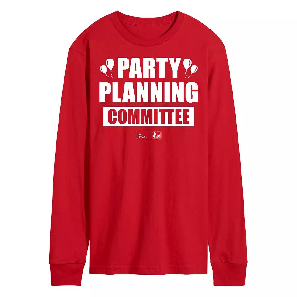 Men's The Office Party Planning Long Sleeve Tee,  Product Image