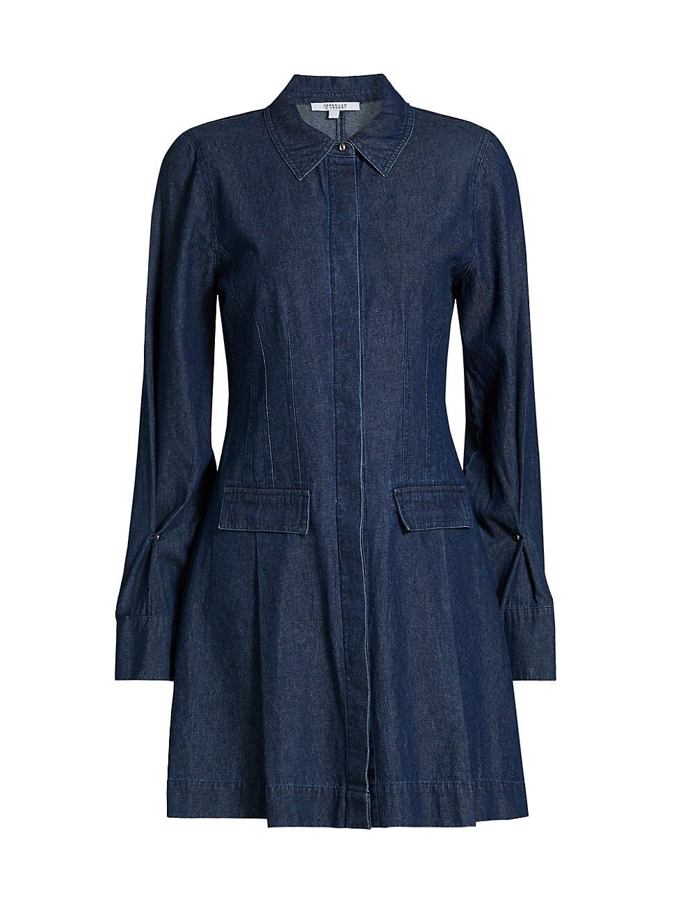 Womens Danielle Denim Minidress Product Image