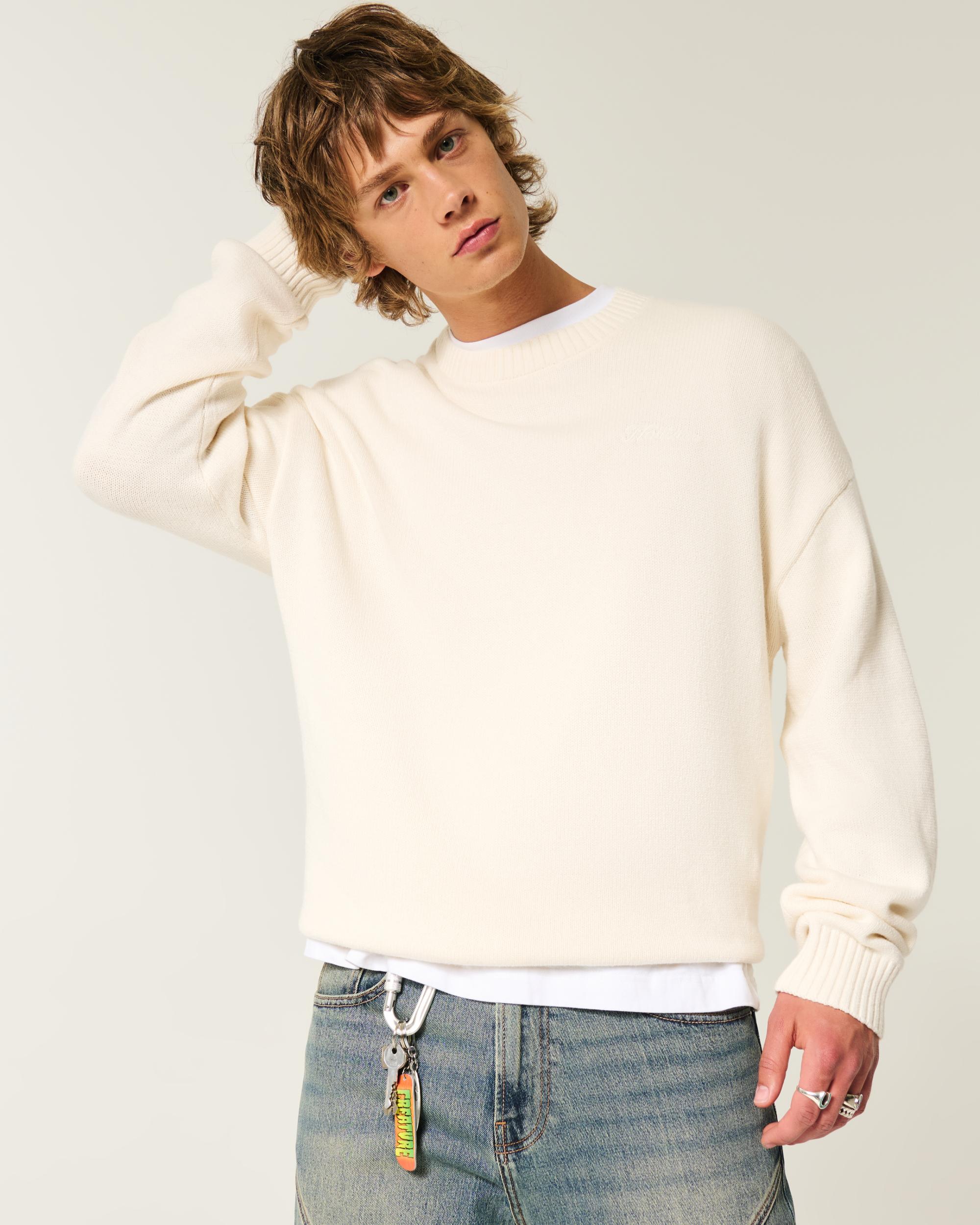 Boxy Logo Crew Sweater Product Image